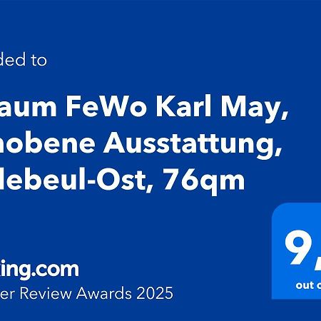 3 Raum Fewo Karl May, Gehobene Ausstattung, Radebeul-Ost, 76Qm Ngoại thất bức ảnh